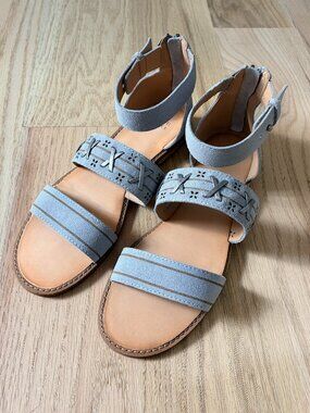 Frye and Co. Evie Whipstitch 2 Band Sandal